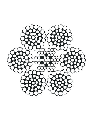 6 X 36 IWRC CONSTRUCTION GENERAL PURPOSE USE