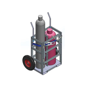 East West Engineering 2 Cylinder Gas Bottle Trolley