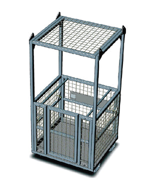 4 PERSON CRANE CAGE WITH ROOF