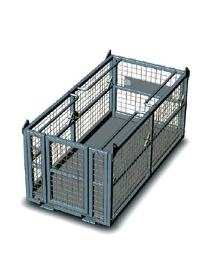 6 PERSON CRANE CAGE WITH ROOF