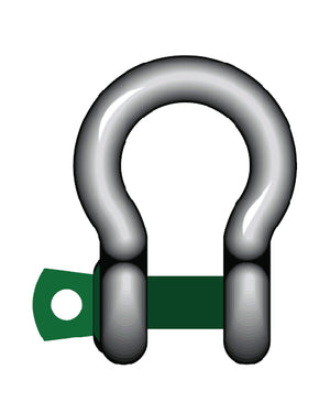 GREEN PIN BOW SHACKLE SCREW PIN