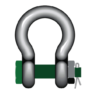 Green Pin Bow Shackle Safety Pin