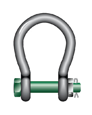WIDE MOUTH SHACKLE SAFETY PIN