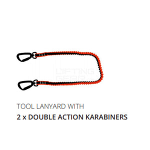 LINQ Tool Lanyard With 2 X Double Action Karabiners
