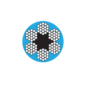 Austlift 6 X 19 Construction- PVC Coated (Per Metre)