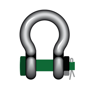 S4 Green Pin® Bow Shackles with Safety Bolt