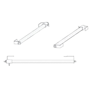 Pallet Lifting Bars Line Drawing